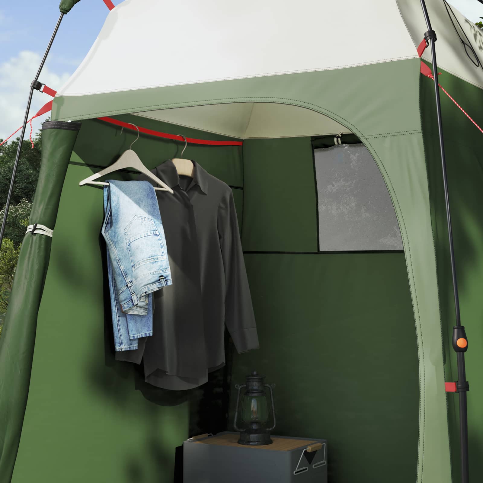 Instant Tent 2-Person Quick-Release Groen 160 x 160 x 227 cm is nu te koop bij PeponiXL, paradijselijk wonen!