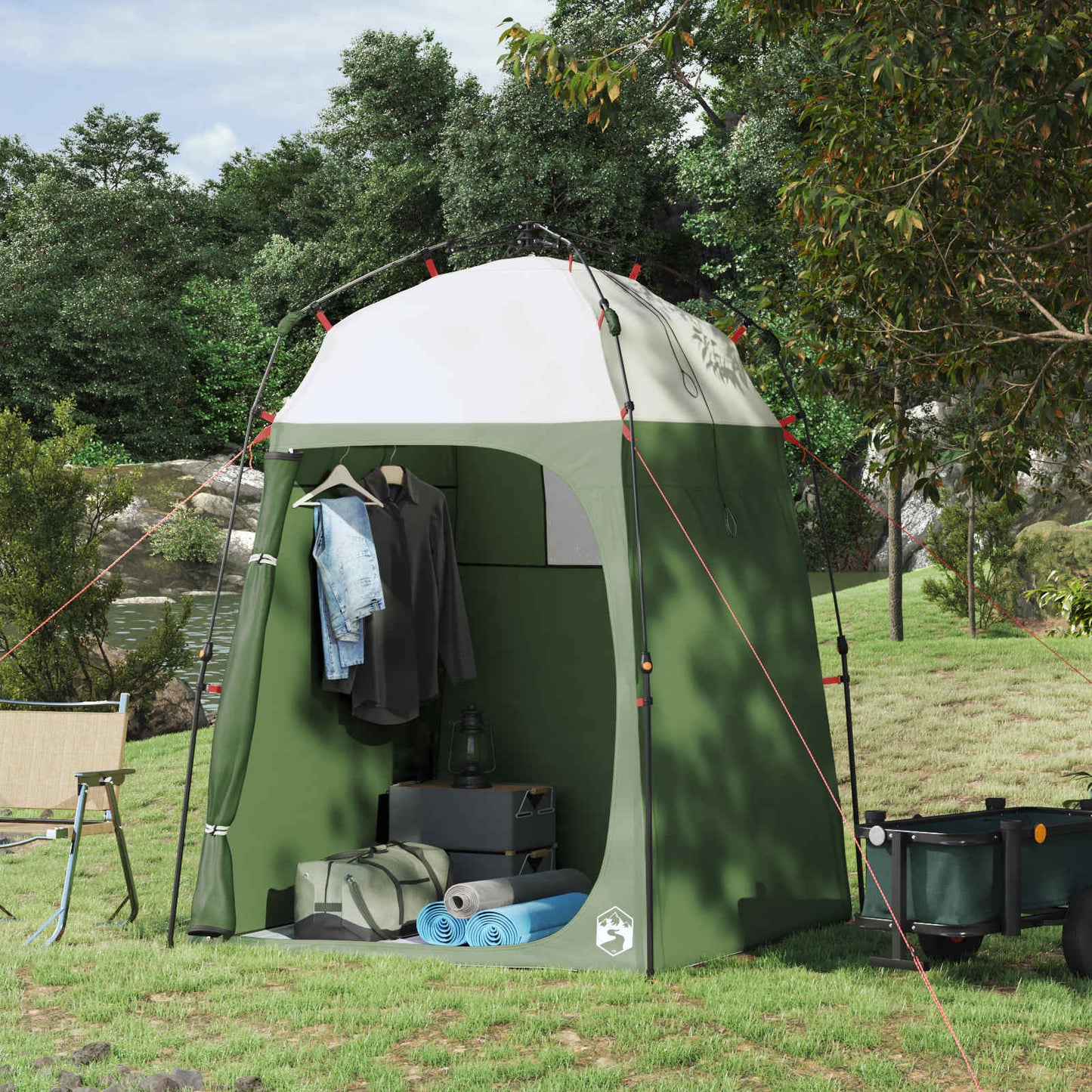 Instant Tent 2-Person Quick-Release Groen 160 x 160 x 227 cm is nu te koop bij PeponiXL, paradijselijk wonen!