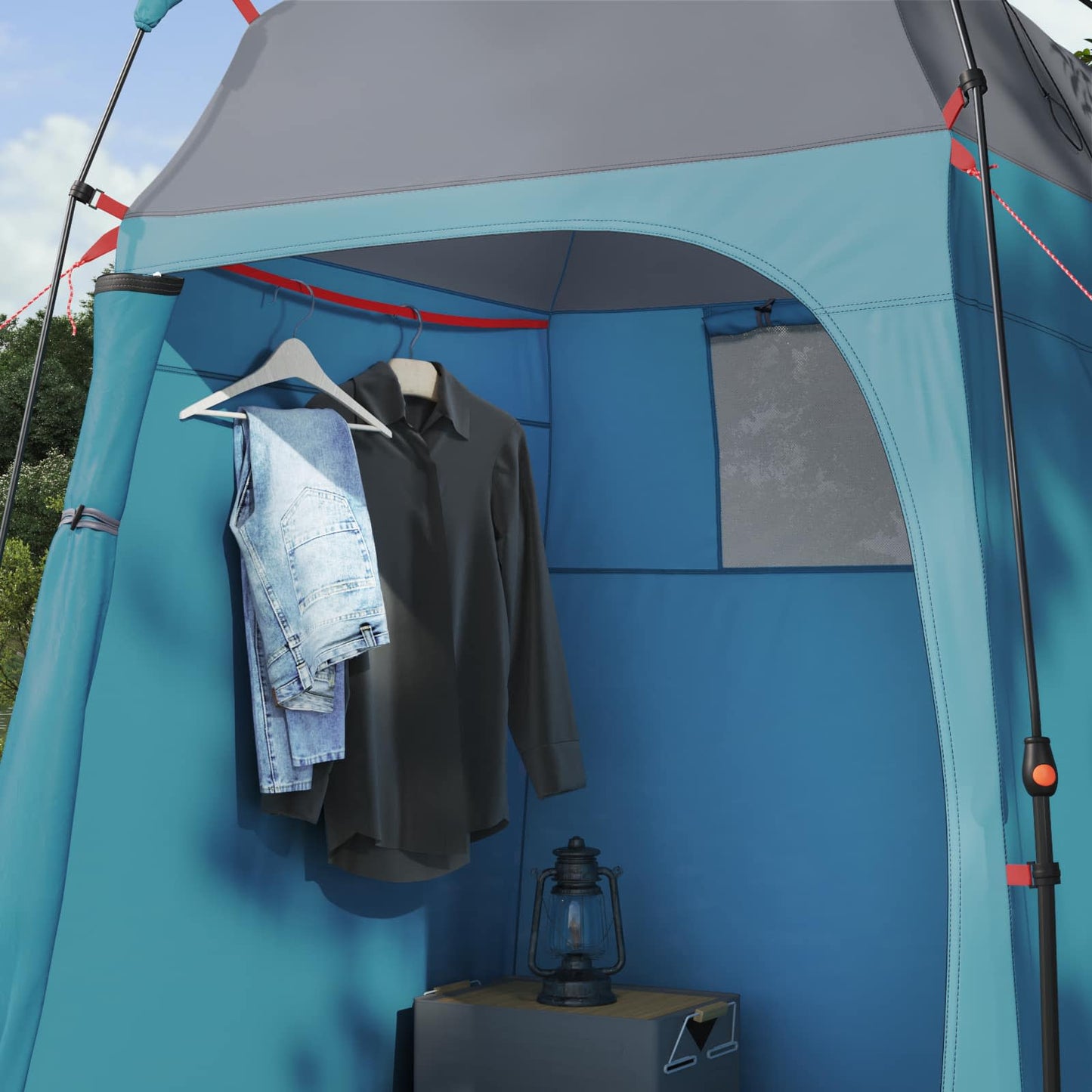 Instant Tent 2-Person Quick-Release Blauw 160 x 160 x 227 cm is nu te koop bij PeponiXL, paradijselijk wonen!