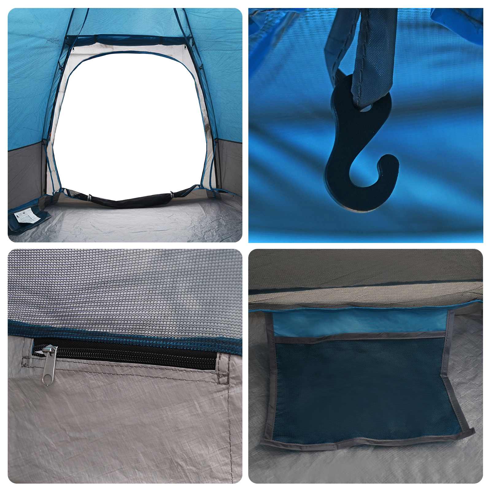 Instant tent met regenhoes voor 4 personen met snelle release is nu te koop bij PeponiXL, paradijselijk wonen!