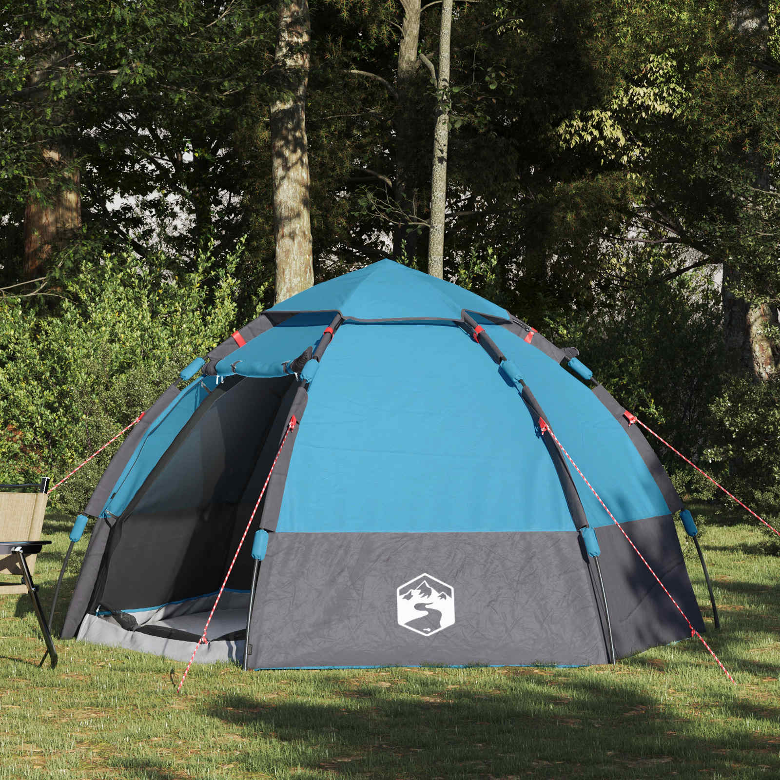 Instant tent met regenhoes voor 4 personen met snelle release is nu te koop bij PeponiXL, paradijselijk wonen!
