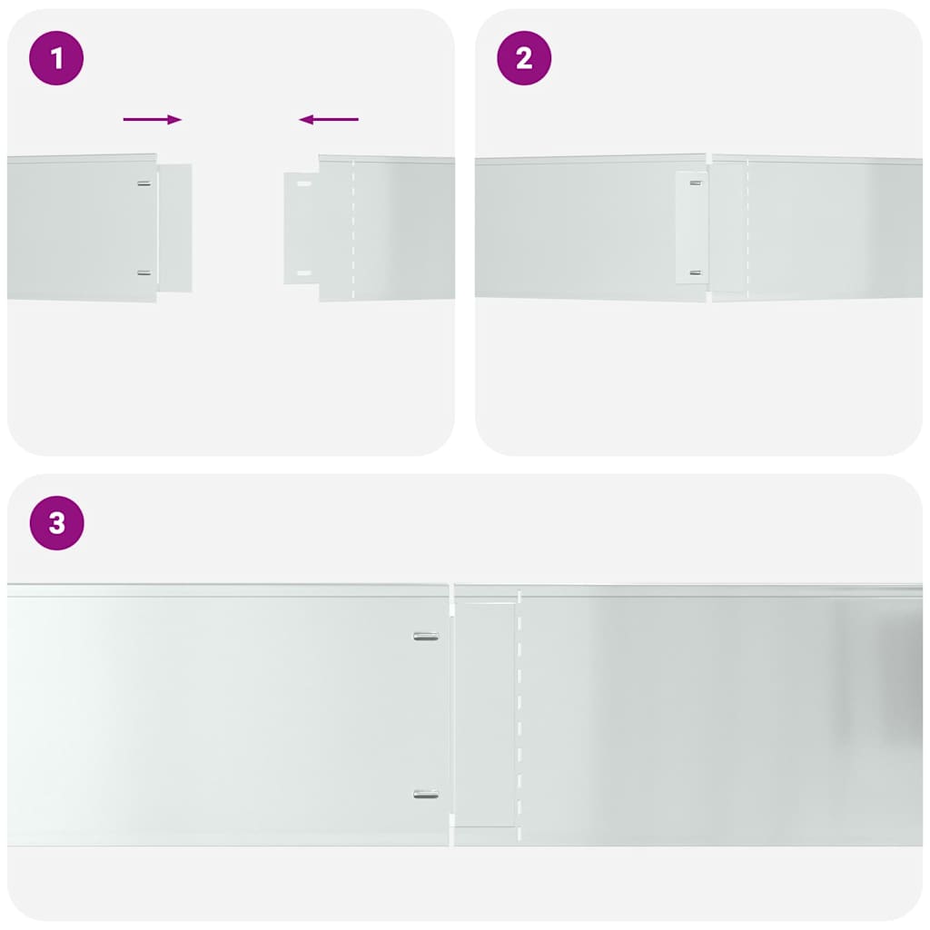 Grashek Gegalvaniseerde kleur 100 x 20 x 0.07 cm