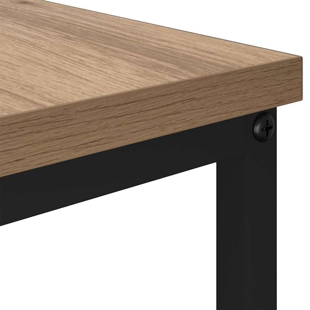 Salontafel with Drawer artisanaal eikenkleurig 100 x 51 x 45 cm is nu te koop bij PeponiXL, paradijselijk wonen!