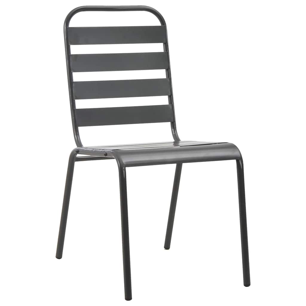 Tuin eettafelset 7 pcs Antraciet Poedercoating staal is nu te koop bij PeponiXL, paradijselijk wonen!