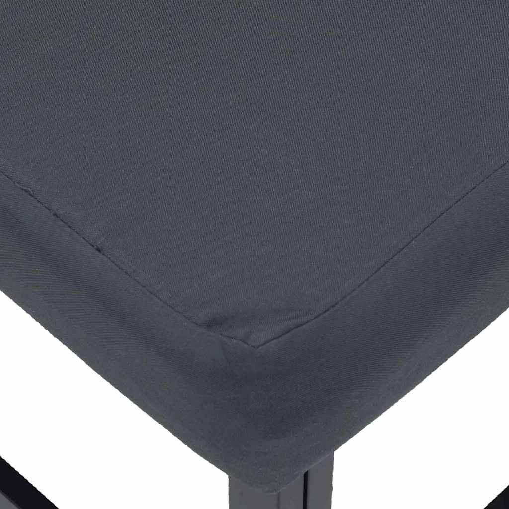 Tuinbankenset met kussen 12 pcs Zwart Aluminium is nu te koop bij PeponiXL, paradijselijk wonen!