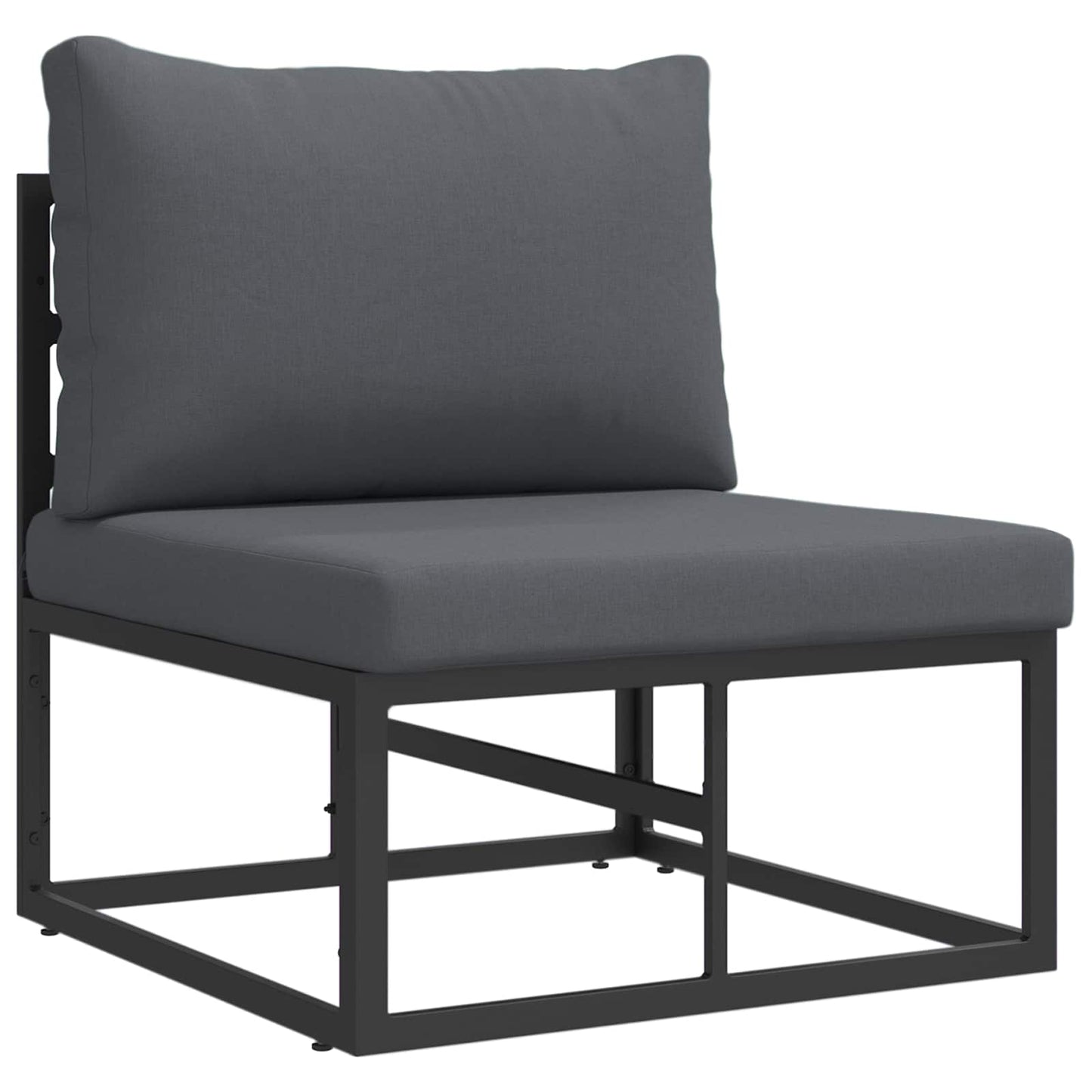 Tuinbankenset met kussen 13 pcs Zwart Aluminium is nu te koop bij PeponiXL, paradijselijk wonen!