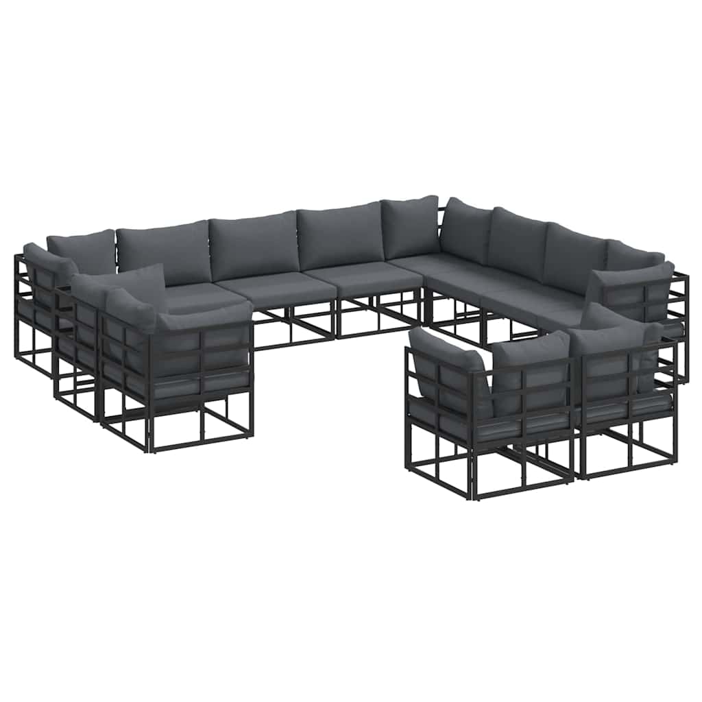 Tuin Sofa Set met kussen 12 pcs is nu te koop bij PeponiXL, paradijselijk wonen!
