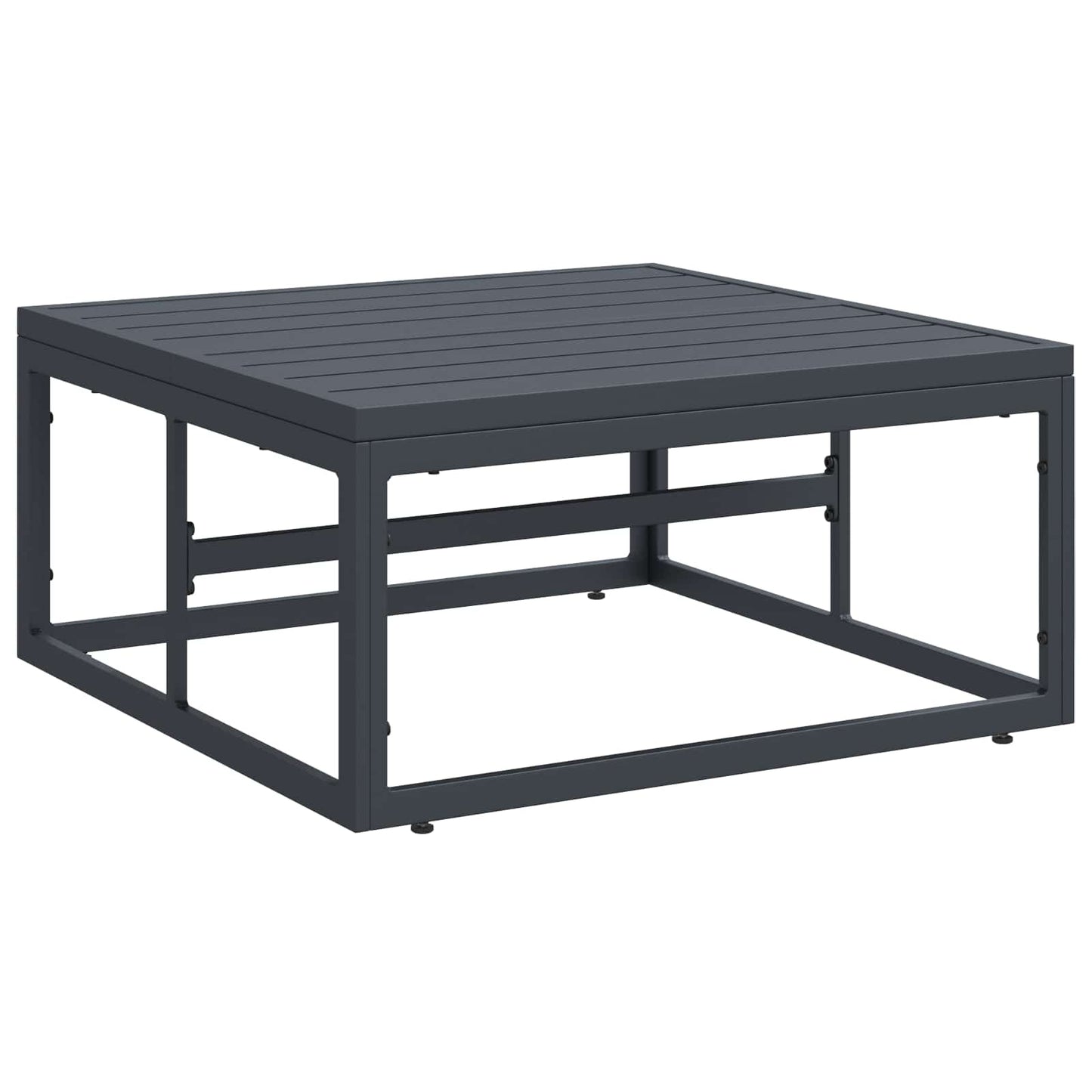 Tuinbankenset met kussen 6 pcs Zwart Staal is nu te koop bij PeponiXL, paradijselijk wonen!
