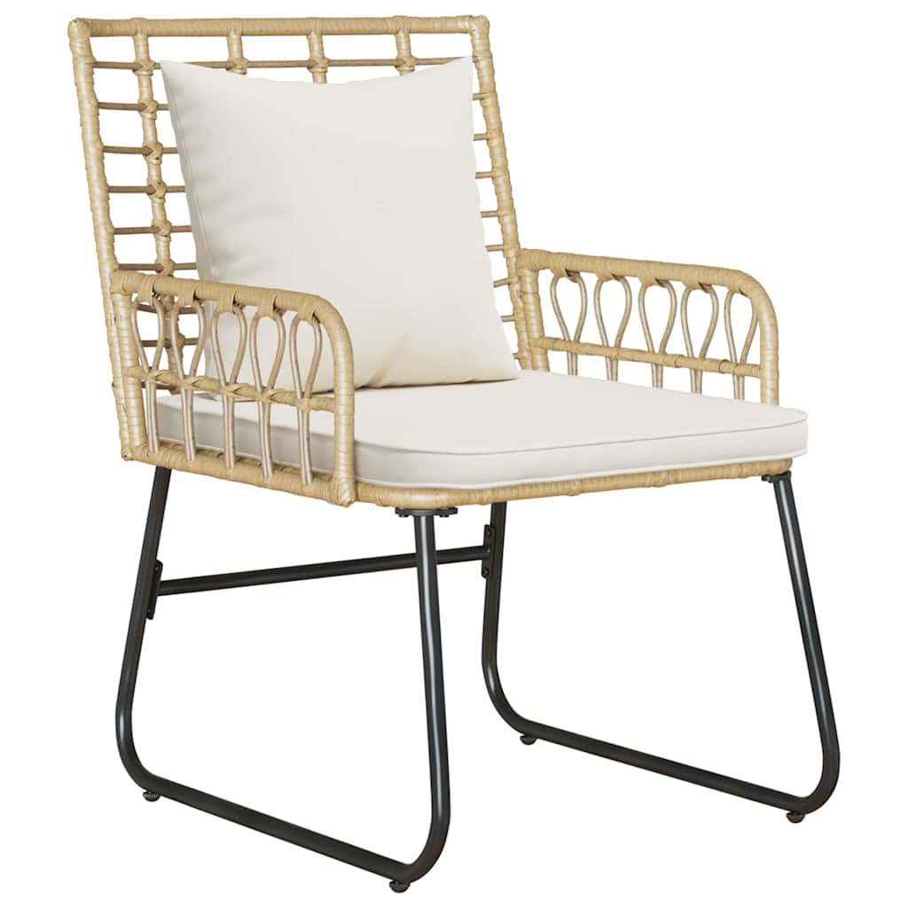 Tuinmeubelset met kussen 4 pcs Zwart en Anthraciet poly rattan is nu te koop bij PeponiXL, paradijselijk wonen!