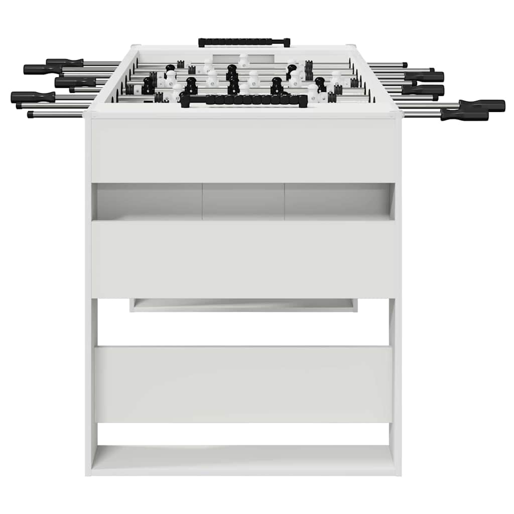 Honkbaltafel Wit 146,5 x 74 x 85 cm Bewerkt hout is nu te koop bij PeponiXL, paradijselijk wonen!