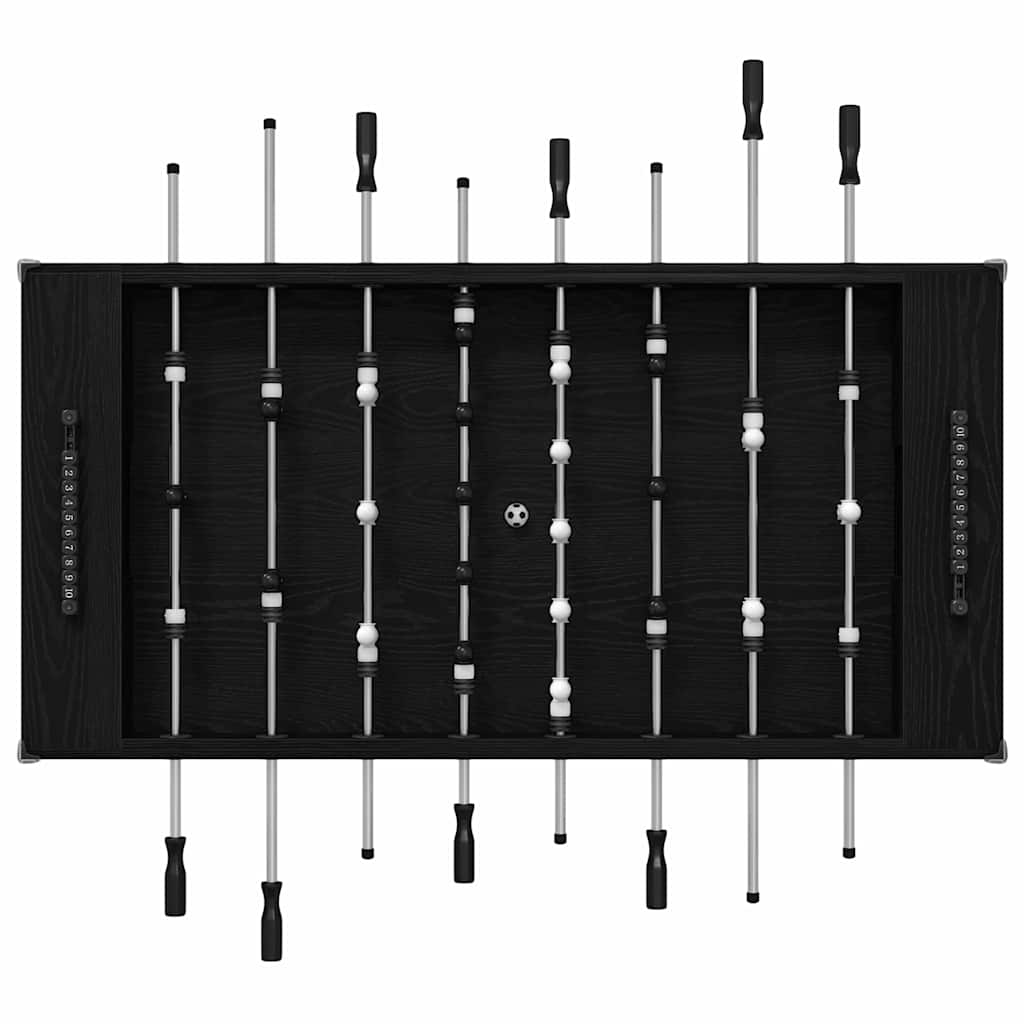 Honkbaltafel Zwarte Eik 146,5 x 74 x 85 cm Bewerkt hout is nu te koop bij PeponiXL, paradijselijk wonen!