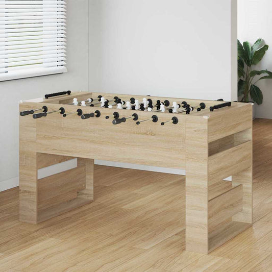 Honkbaltafel Sonoma Eiken 146,5 x 74 x 85 cm Bewerkt hout is nu te koop bij PeponiXL, paradijselijk wonen!