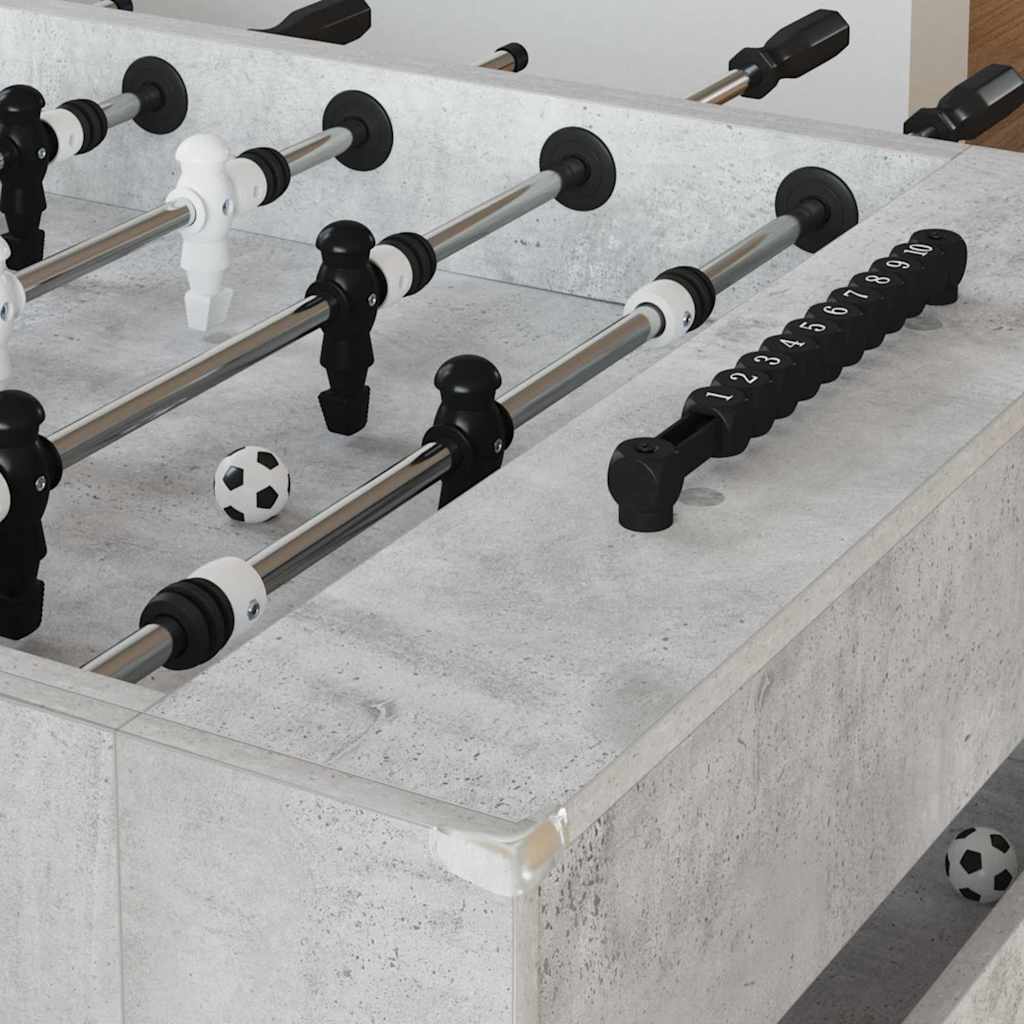 Honkbaltafel Beton Grijs 146,5 x 74 x 85 cm Bewerkt hout is nu te koop bij PeponiXL, paradijselijk wonen!