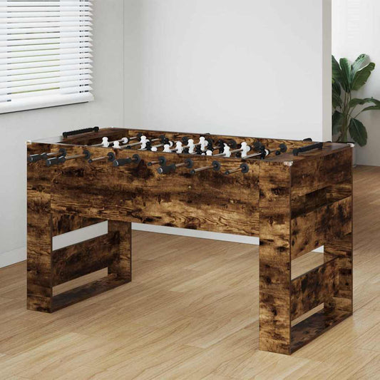 Honkbaltafel Gerookte Eik 146,5 x 74 x 85 cm Bewerkt hout is nu te koop bij PeponiXL, paradijselijk wonen!