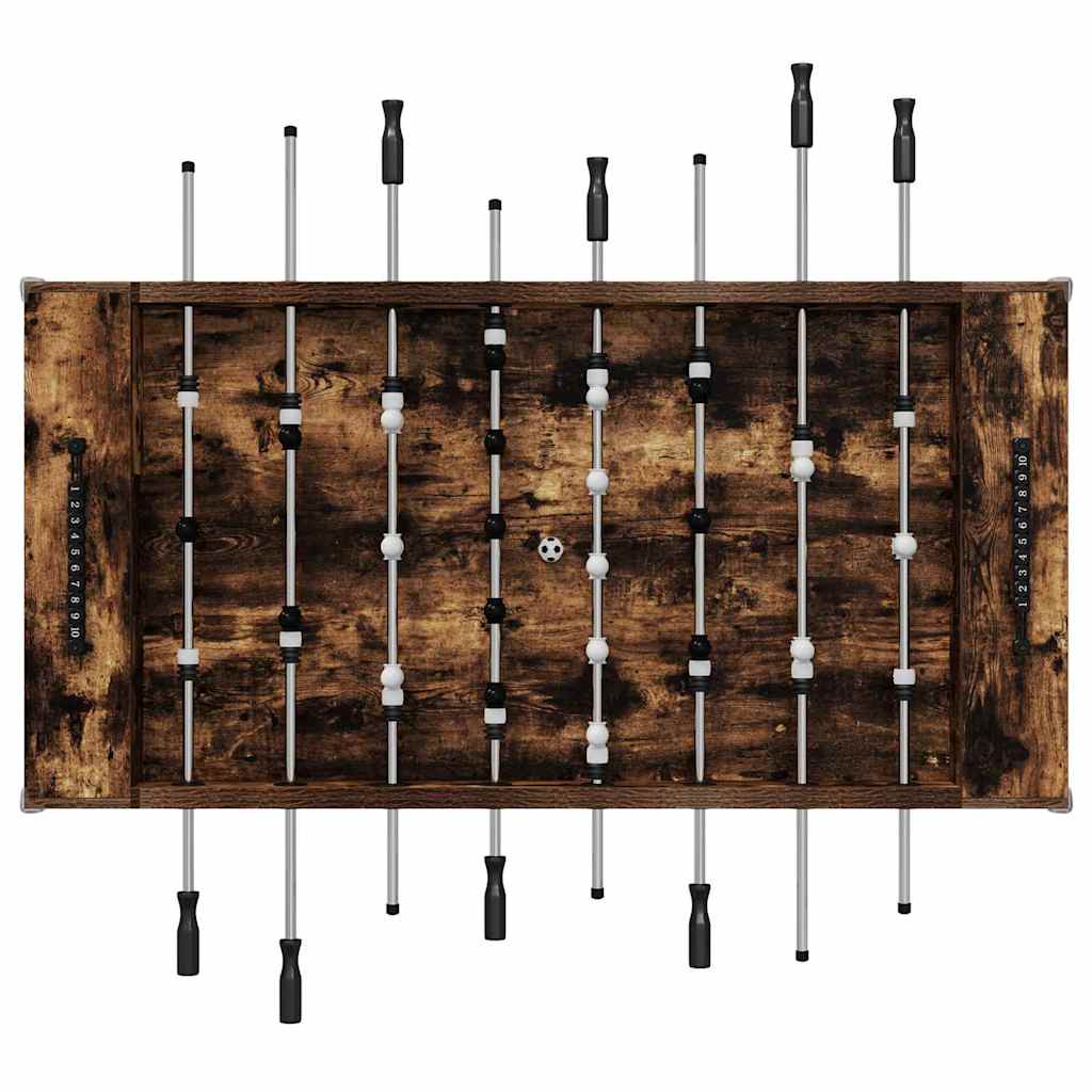 Honkbaltafel Gerookte Eik 146,5 x 74 x 85 cm Bewerkt hout is nu te koop bij PeponiXL, paradijselijk wonen!