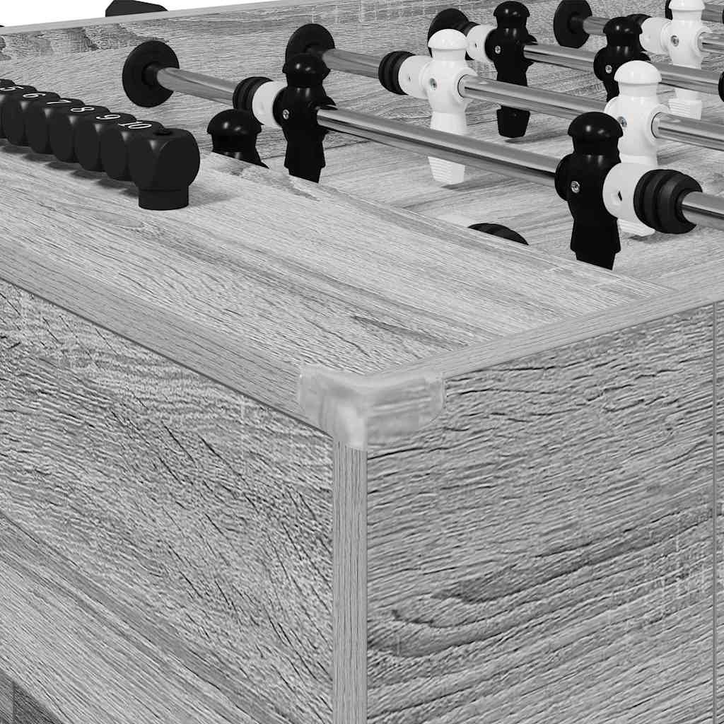 Honkbaltafel Grijze Sonoma 146,5 x 74 x 85 cm Bewerkt hout is nu te koop bij PeponiXL, paradijselijk wonen!