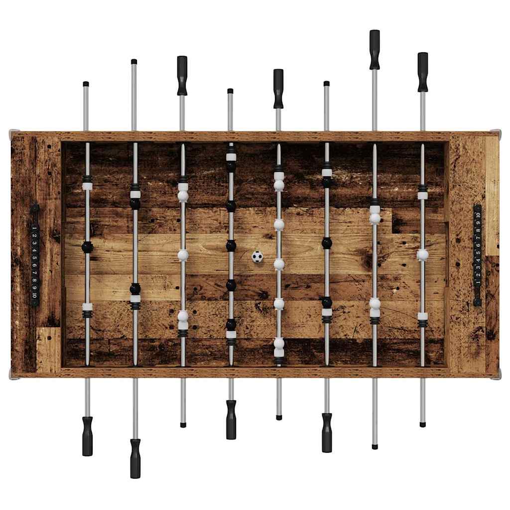 Honkbaltafel Oudhout 146,5 x 74 x 85 cm Bewerkt hout is nu te koop bij PeponiXL, paradijselijk wonen!