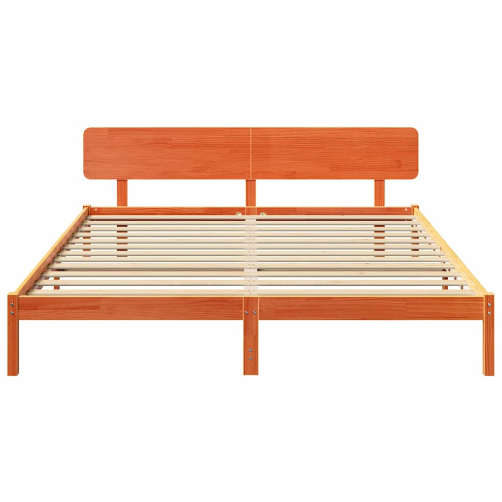 Bedframe Wasbruin 180 x 200 cm Massief grenenhout is nu te koop bij PeponiXL, paradijselijk wonen!