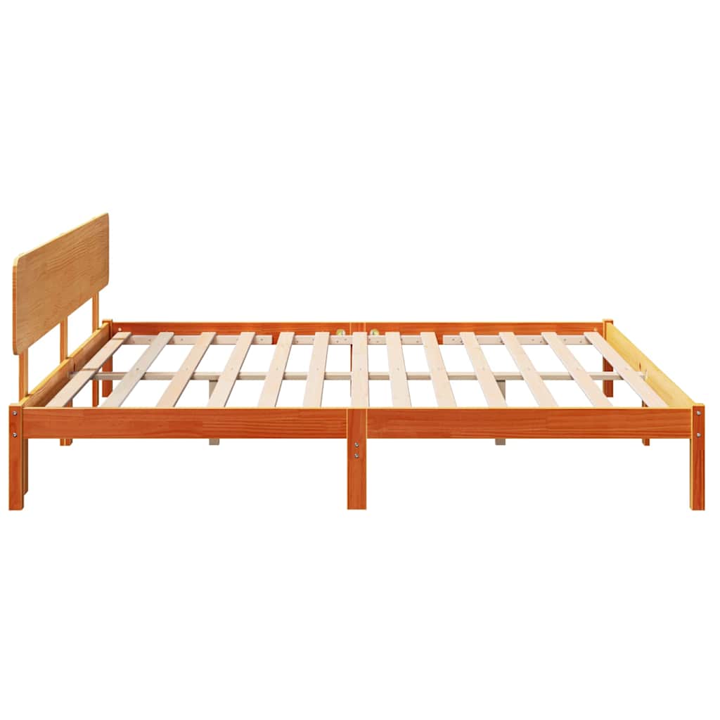 Bedframe Wasbruin 180 x 200 cm Massief grenenhout is nu te koop bij PeponiXL, paradijselijk wonen!