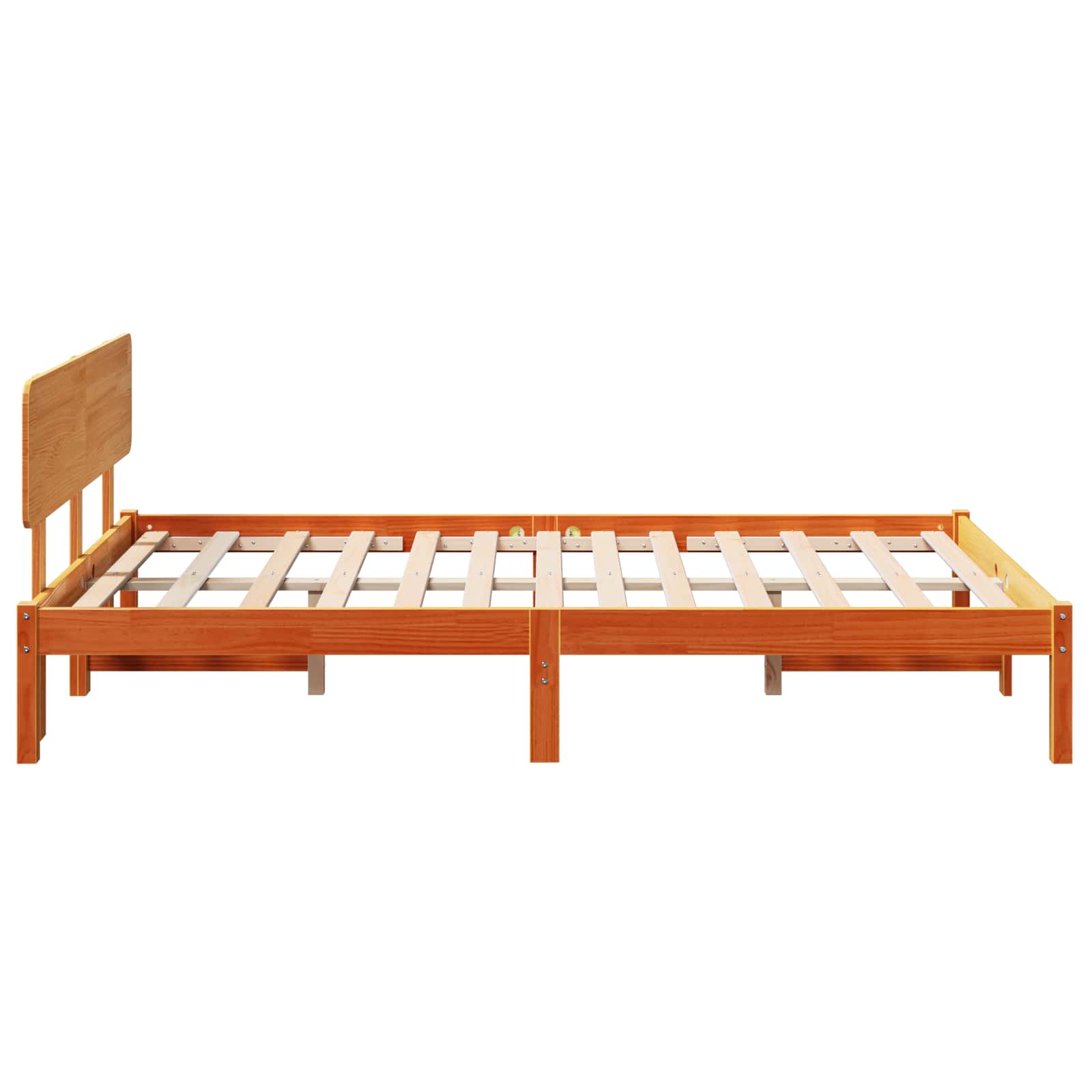 Bedframe Wasbruin 120 x 200 cm Massief grenenhout is nu te koop bij PeponiXL, paradijselijk wonen!