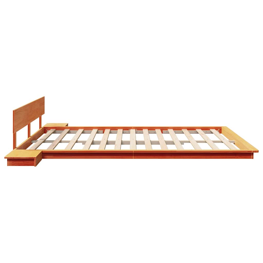 Bedframe Bruin 200 x 200 cm Hout is nu te koop bij PeponiXL, paradijselijk wonen!