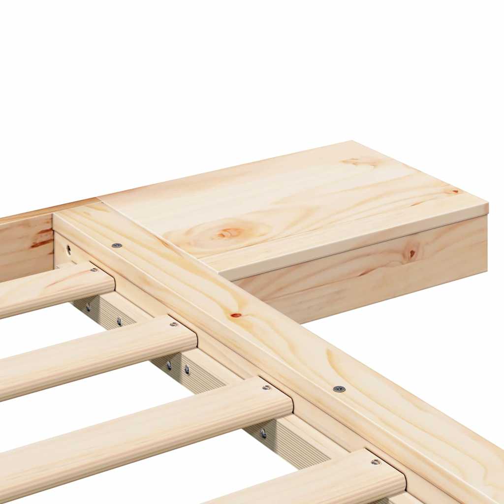 Bedframe Bruin 180 x 200 cm Hout is nu te koop bij PeponiXL, paradijselijk wonen!