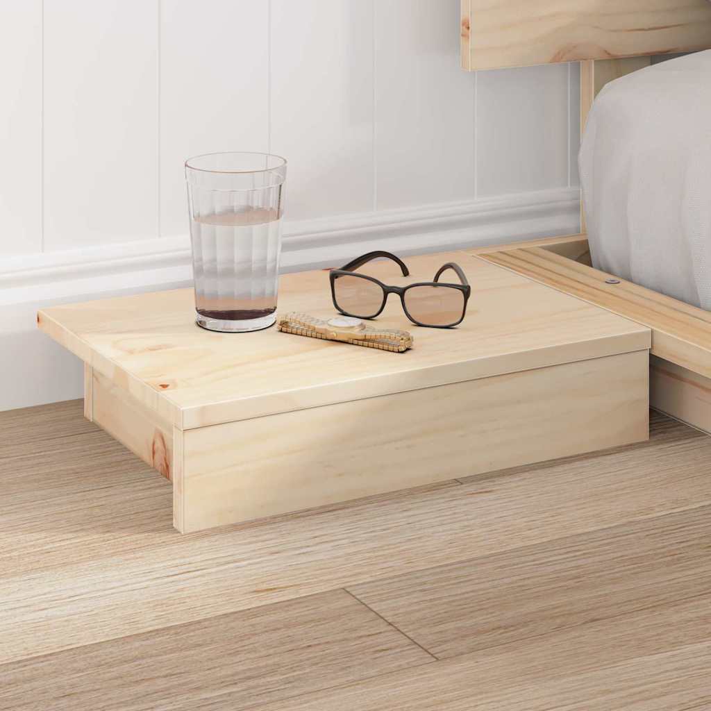 Bedframe Bruin 140 x 200 cm Hout is nu te koop bij PeponiXL, paradijselijk wonen!