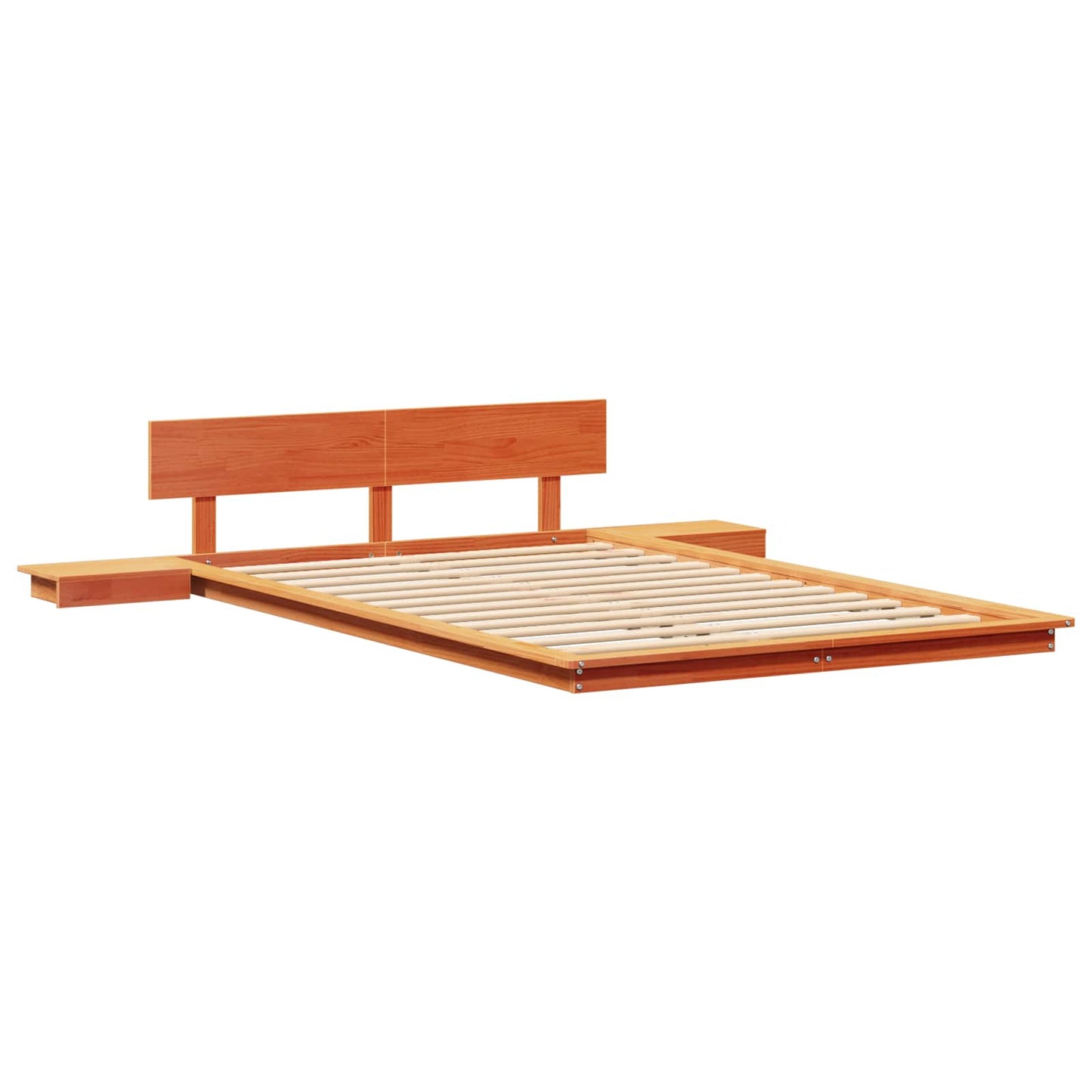 Bedframe Bruin 120 x 200 cm Hout is nu te koop bij PeponiXL, paradijselijk wonen!