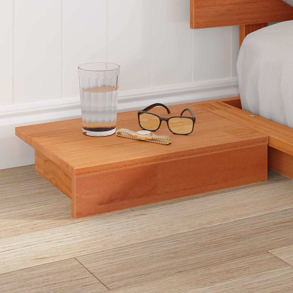 Bedframe Bruin 140 x 190 cm Hout is nu te koop bij PeponiXL, paradijselijk wonen!