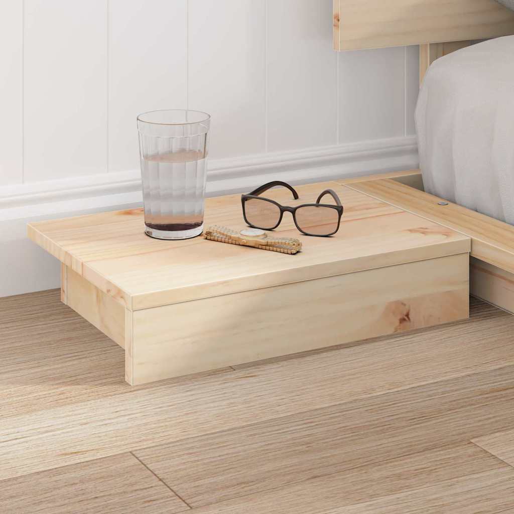 Bedframe Bruin 135 x 190 cm Hout is nu te koop bij PeponiXL, paradijselijk wonen!