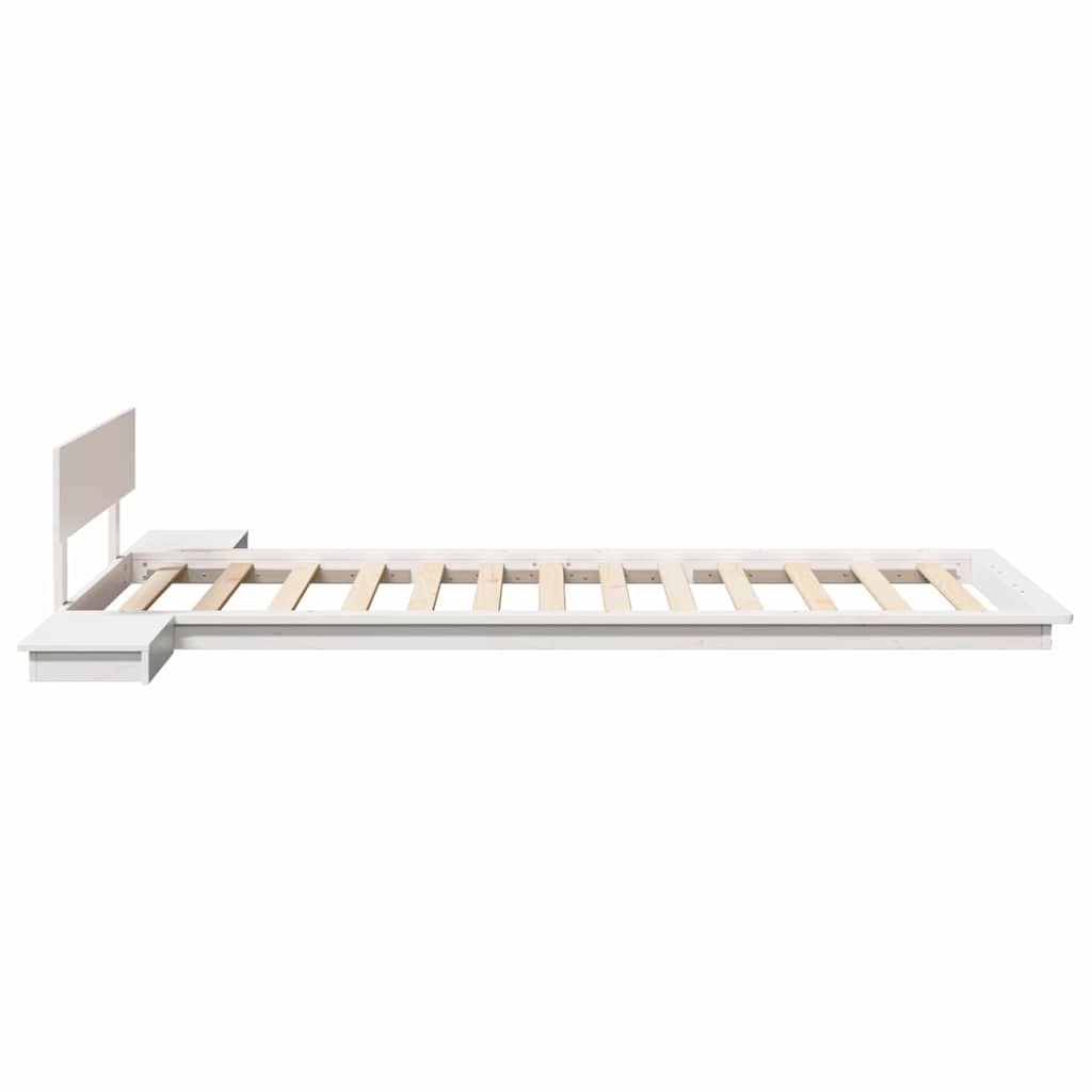 Bedframe Wit 90 x 200 cm Hout is nu te koop bij PeponiXL, paradijselijk wonen!