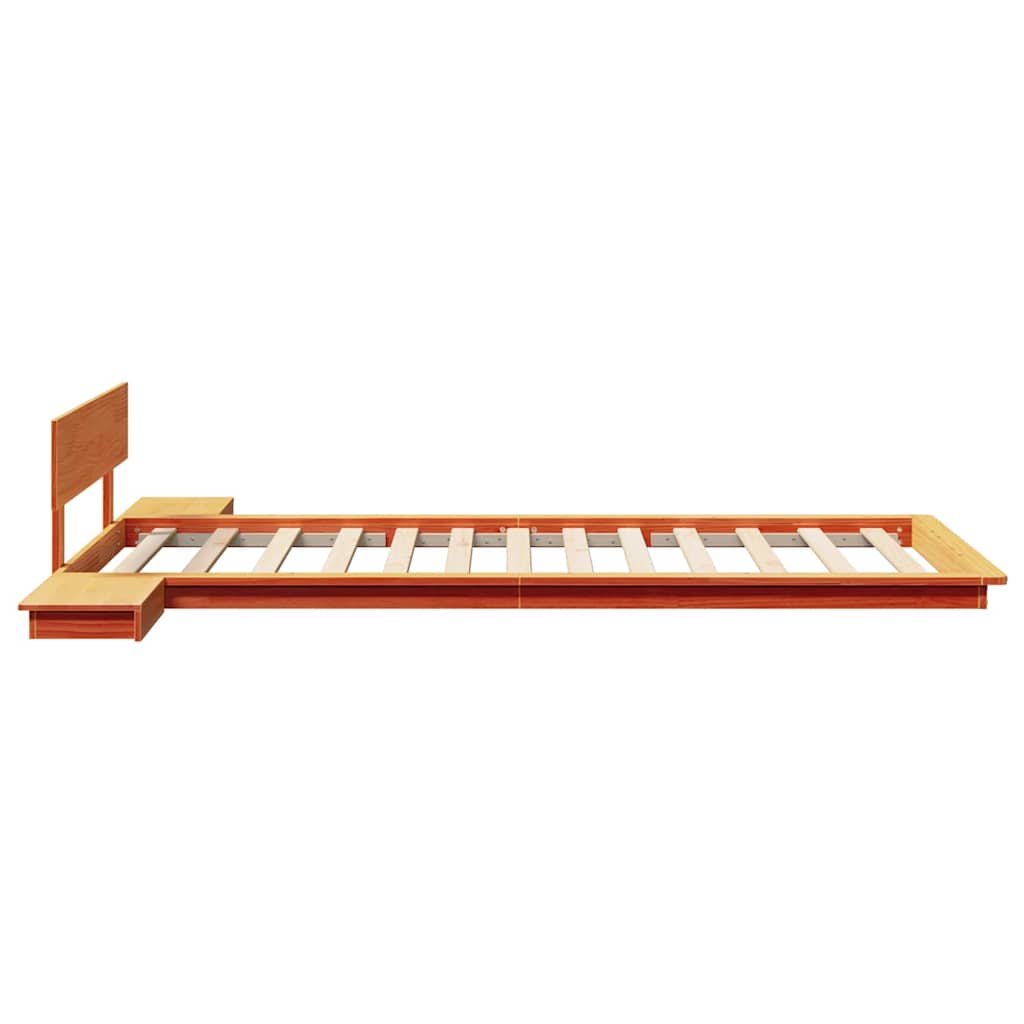Bedframe Bruin 90 x 200 cm Hout is nu te koop bij PeponiXL, paradijselijk wonen!