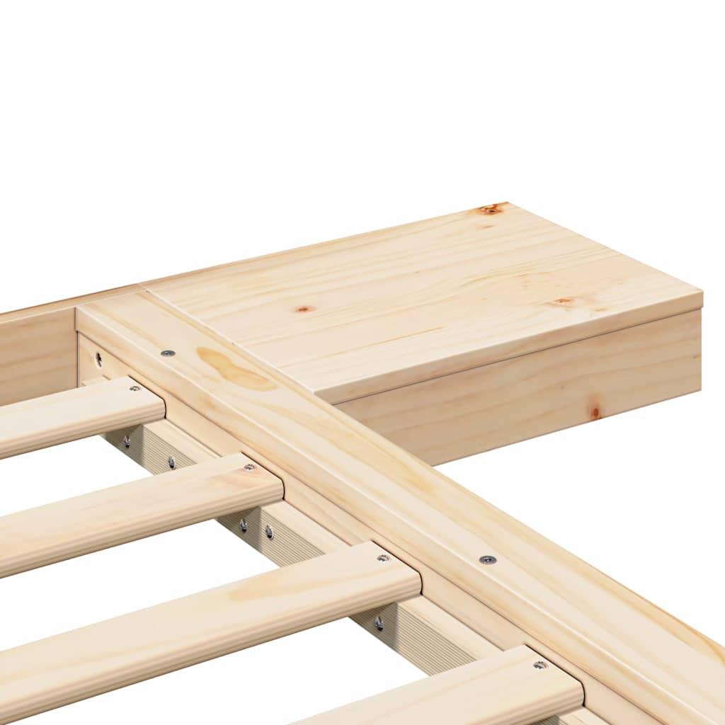 Bedframe Bruin 80 x 200 cm Hout is nu te koop bij PeponiXL, paradijselijk wonen!
