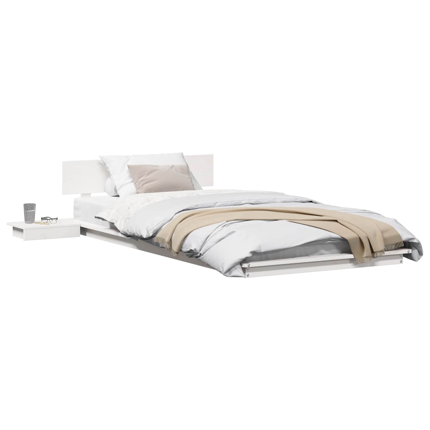 Bedframe Bruin 75 x 190 cm Hout is nu te koop bij PeponiXL, paradijselijk wonen!