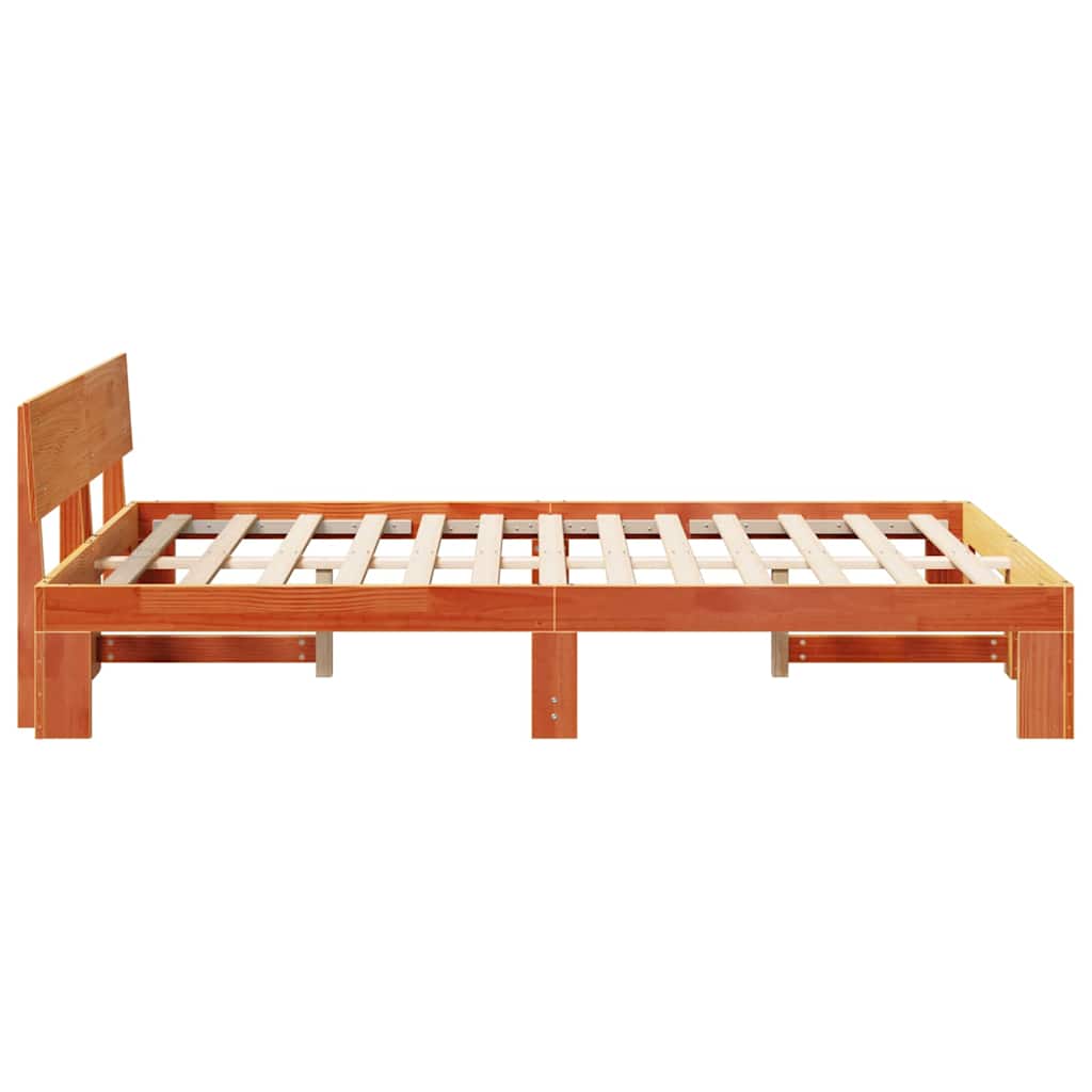 Bedframe Wasbruin 120 x 190 cm Massief grenenhout is nu te koop bij PeponiXL, paradijselijk wonen!