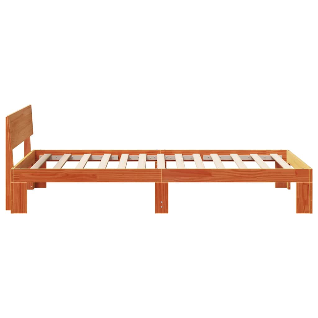 Bedframe Wasbruin 100 x 200 cm Massief grenenhout is nu te koop bij PeponiXL, paradijselijk wonen!