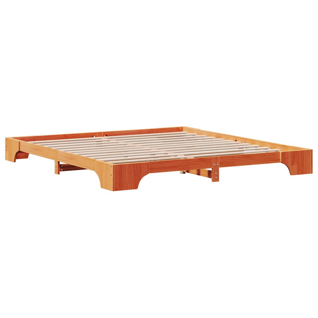 Bedframe Wasbruin 180 x 200 cm Massief grenenhout is nu te koop bij PeponiXL, paradijselijk wonen!