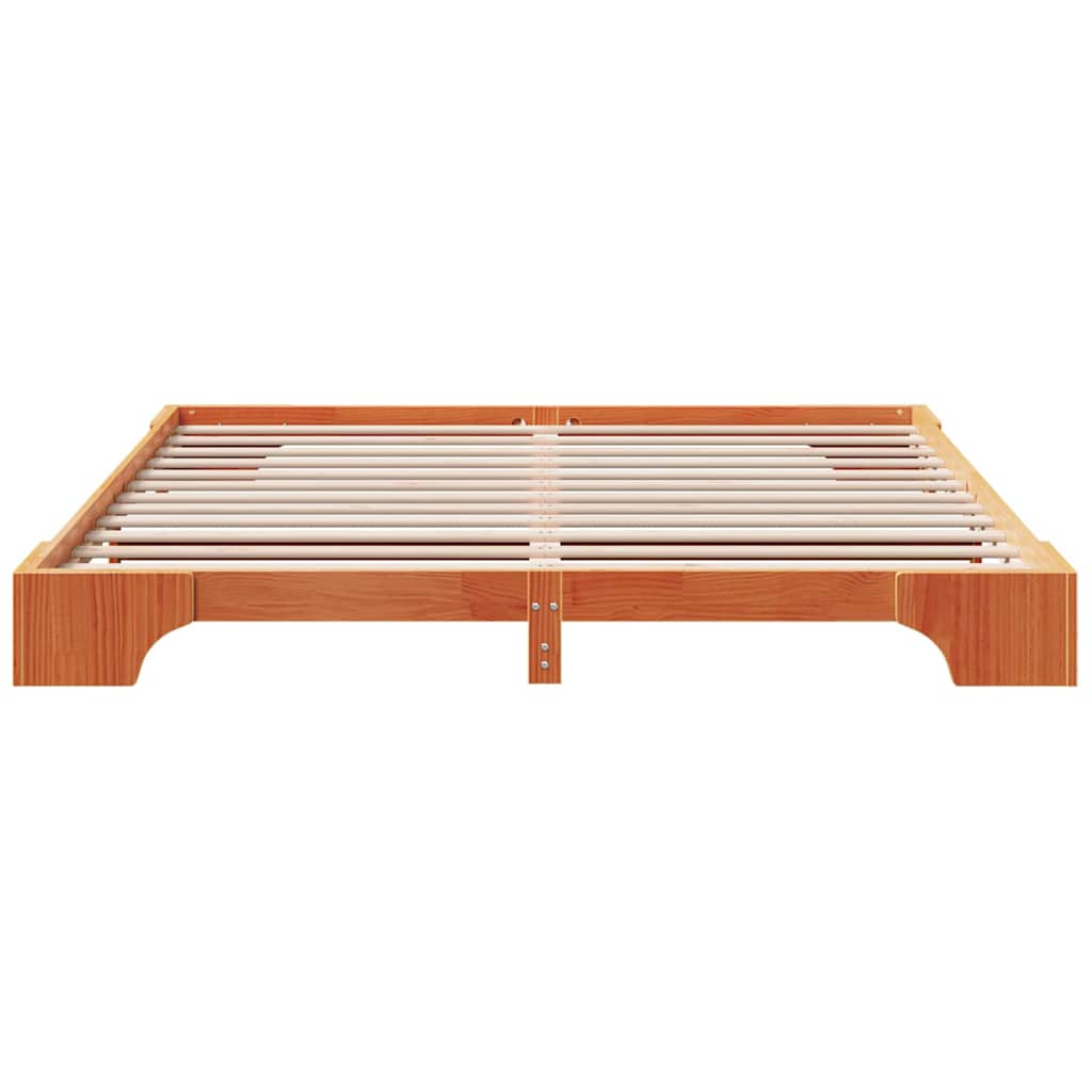 Bedframe Wasbruin 180 x 200 cm Massief grenenhout is nu te koop bij PeponiXL, paradijselijk wonen!