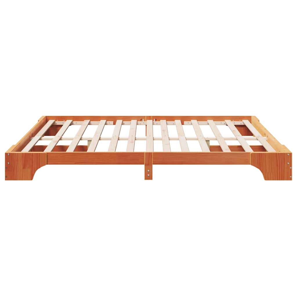 Bedframe Wasbruin 180 x 200 cm Massief grenenhout is nu te koop bij PeponiXL, paradijselijk wonen!