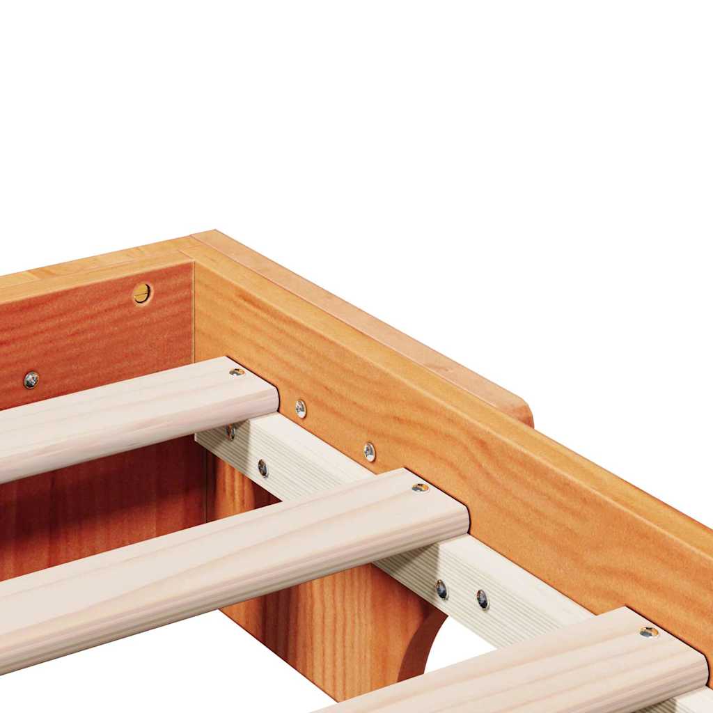 Bedframe Wasbruin 150 x 200 cm Massief grenenhout is nu te koop bij PeponiXL, paradijselijk wonen!