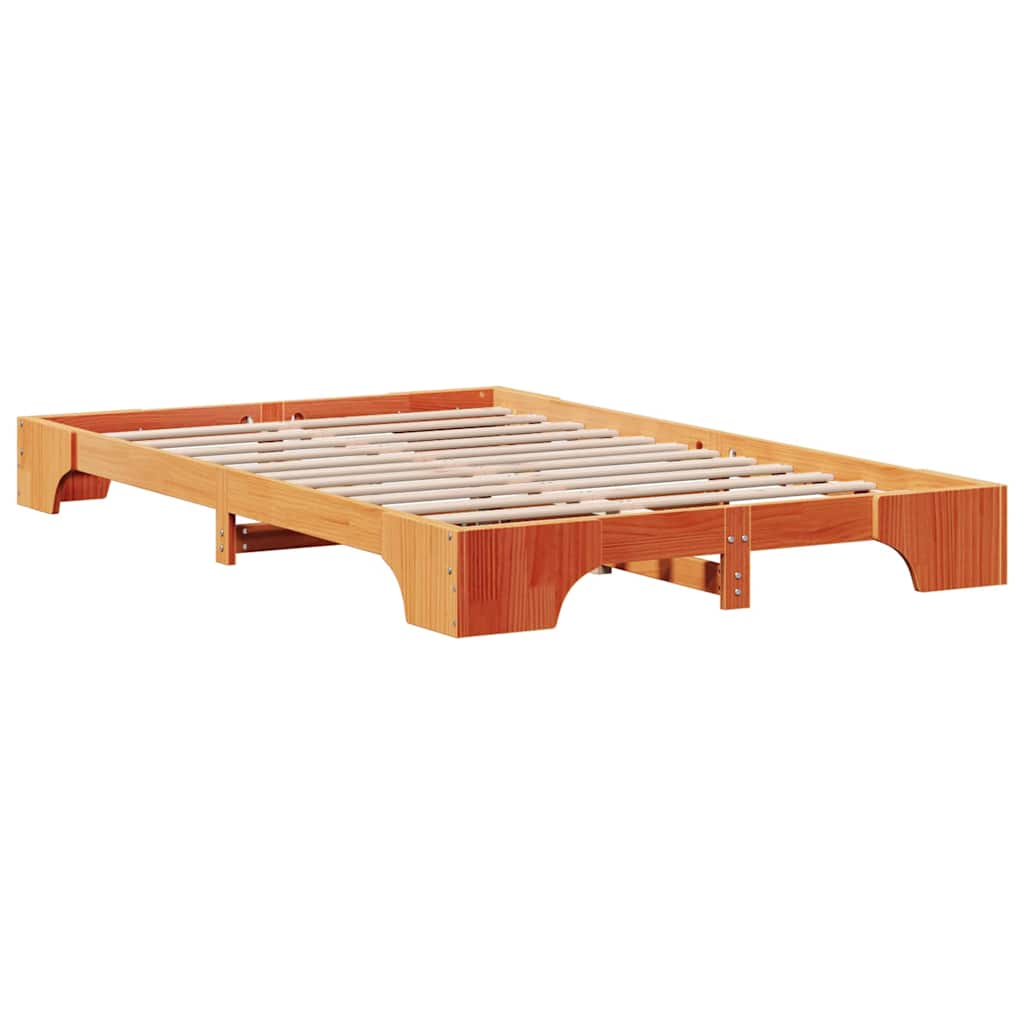 Bedframe Wasbruin 120 x 200 cm Massief grenenhout is nu te koop bij PeponiXL, paradijselijk wonen!