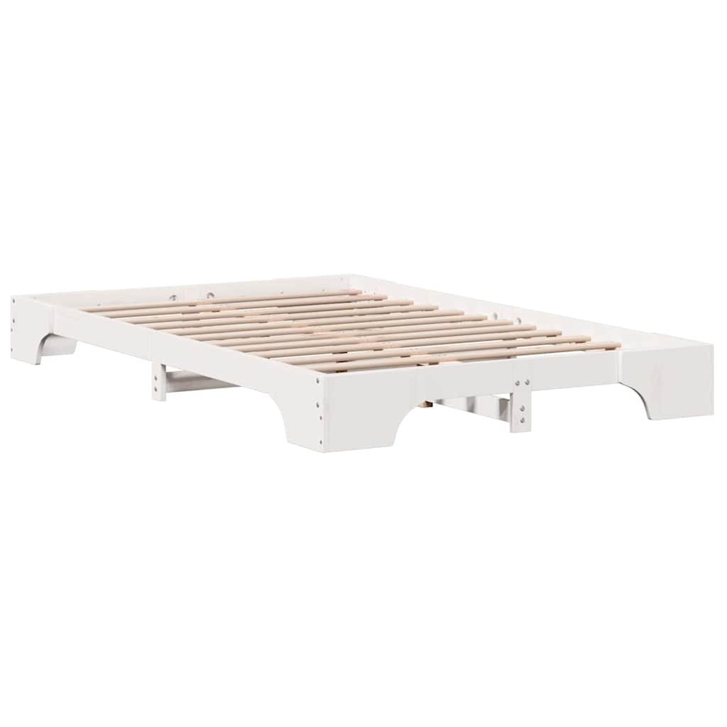 Bedframe Wit 140 x 190 cm Massief grenenhout is nu te koop bij PeponiXL, paradijselijk wonen!
