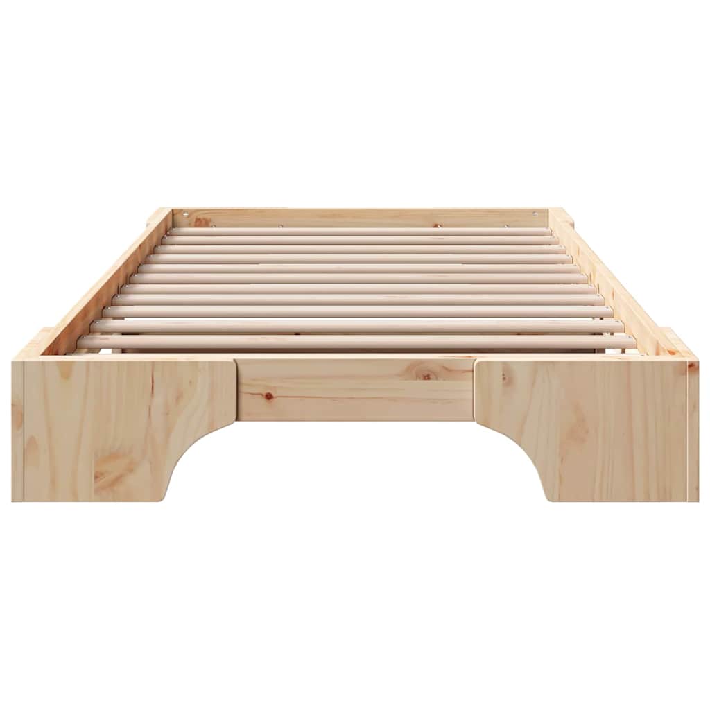 Bedframe Naturel 100 x 200 cm Massief grenenhout is nu te koop bij PeponiXL, paradijselijk wonen!