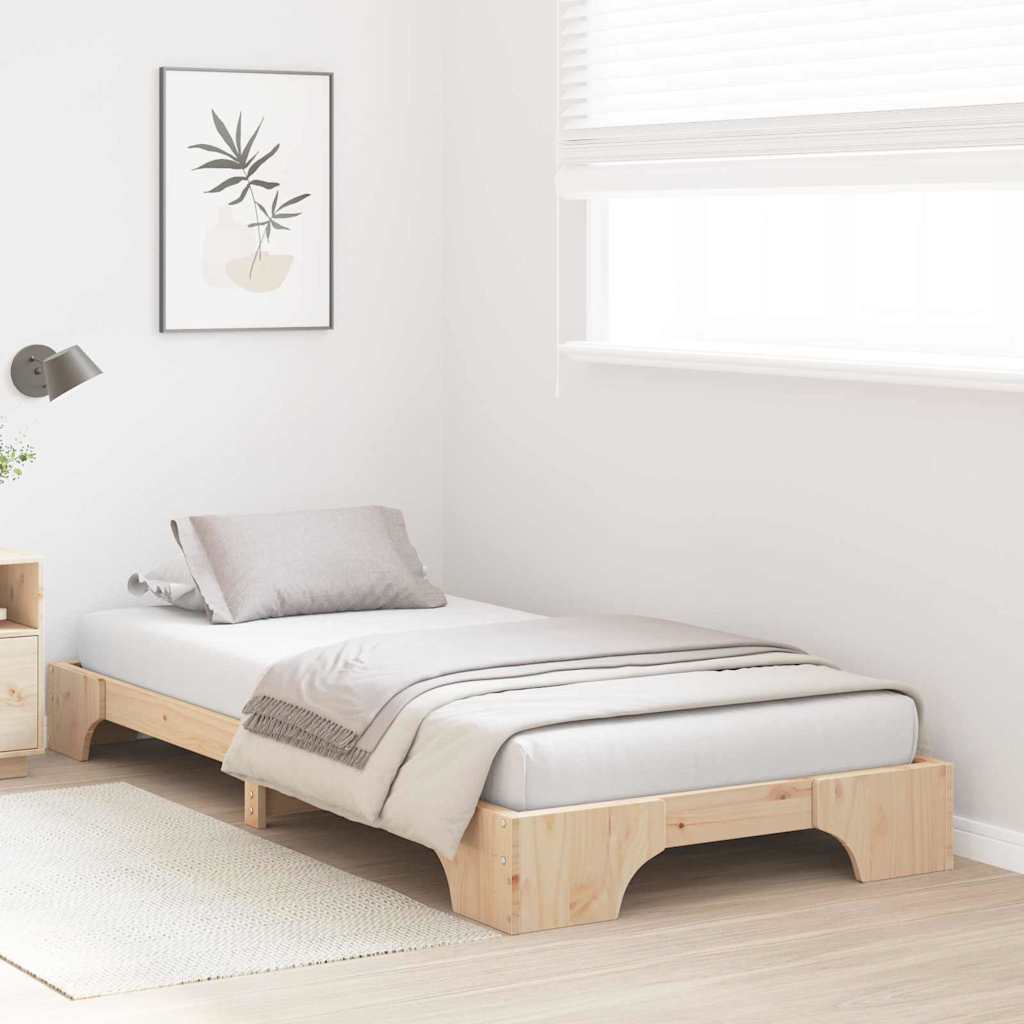 Bedframe Massief grenenhout 90 x 200 cm Massief grenenhout is nu te koop bij PeponiXL, paradijselijk wonen!