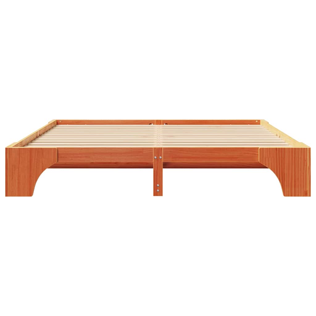 Bedframe Wasbruin 200 x 200 cm Massief grenenhout is nu te koop bij PeponiXL, paradijselijk wonen!