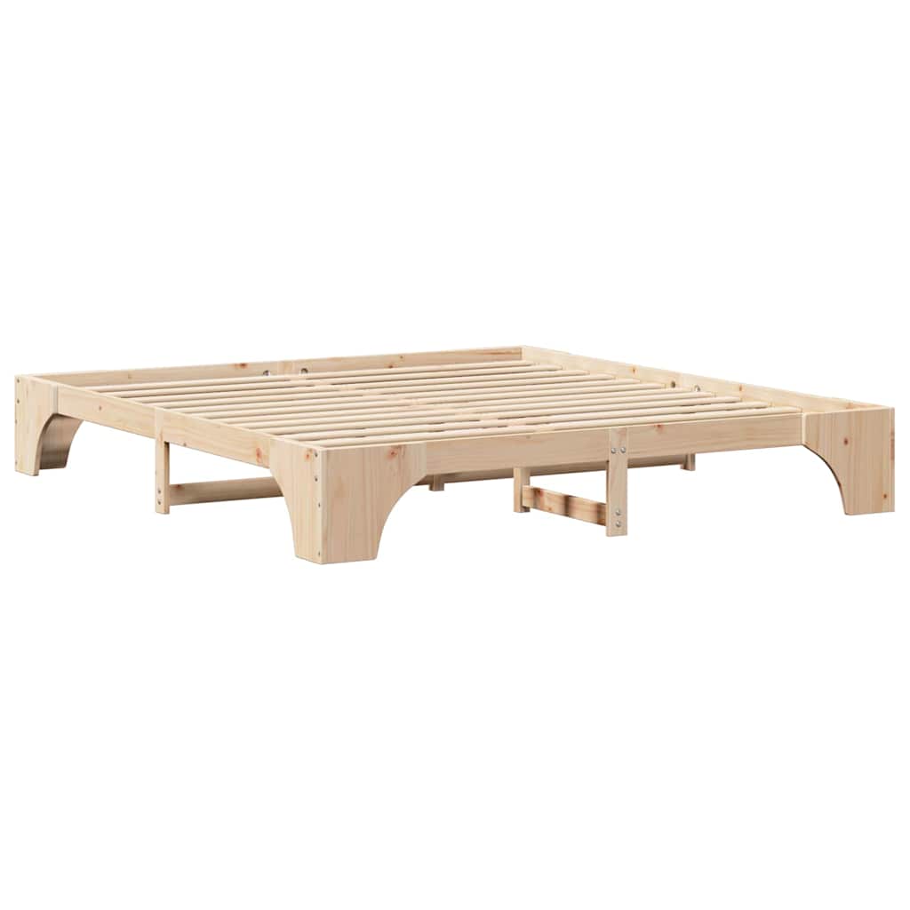 Bedframe Naturel 180 x 200 cm Massief grenenhout is nu te koop bij PeponiXL, paradijselijk wonen!