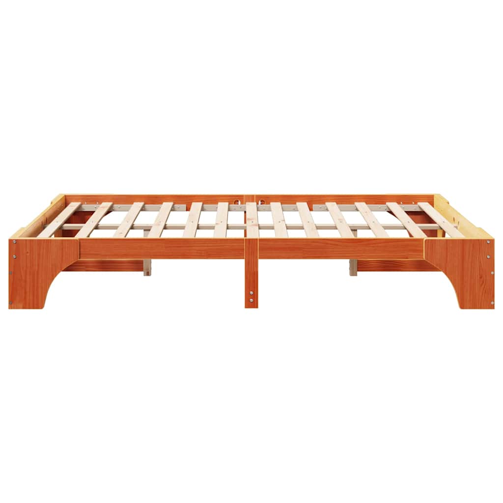 Bedframe Wasbruin 160 x 200 cm Massief grenenhout is nu te koop bij PeponiXL, paradijselijk wonen!