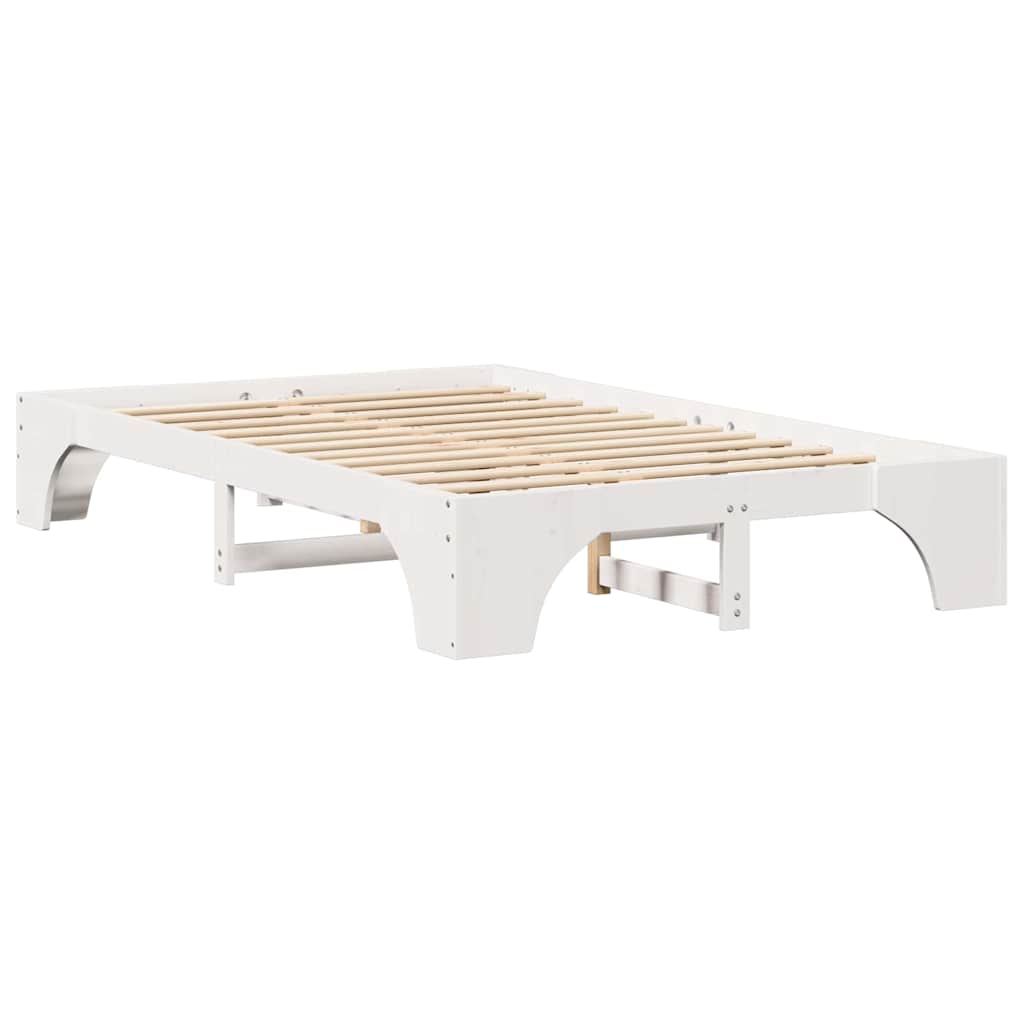 Bedframe Wit 120 x 200 cm Massief grenenhout is nu te koop bij PeponiXL, paradijselijk wonen!