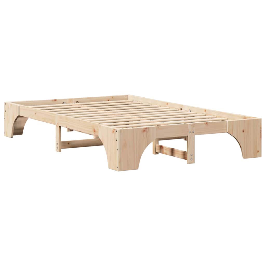 Bedframe Naturel 140 x 190 cm Massief grenenhout is nu te koop bij PeponiXL, paradijselijk wonen!