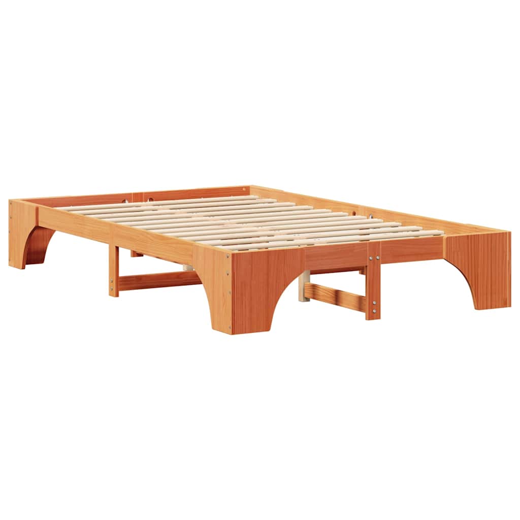 Bedframe Wasbruin 120 x 190 cm Massief grenenhout is nu te koop bij PeponiXL, paradijselijk wonen!